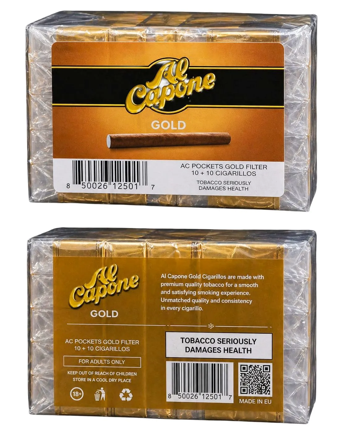 Al Capone Gold Filter 10 Lu Paket